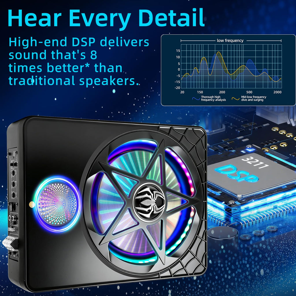 10" Powered Under Seat Subwoofer with Amp Z83796