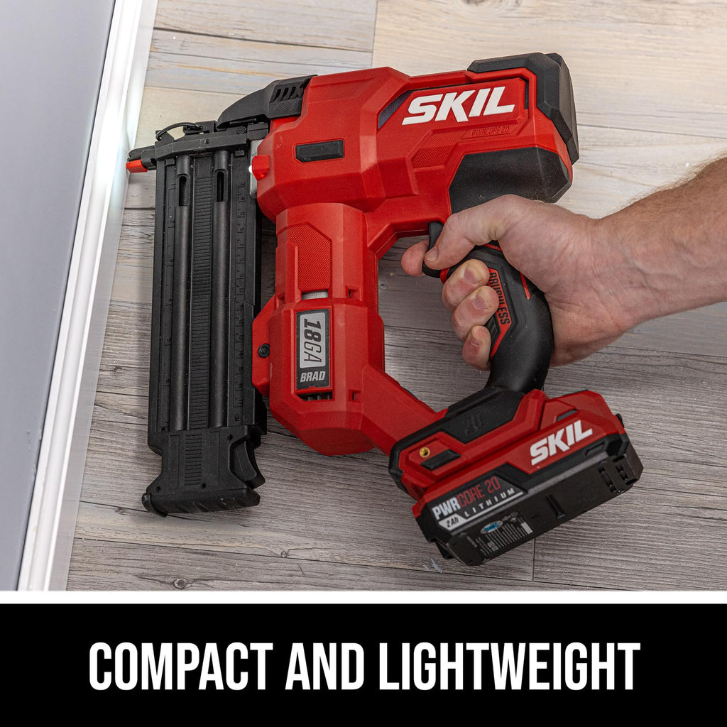 20V 18Ga Brad Nailer Kit with Battery and Charger P937