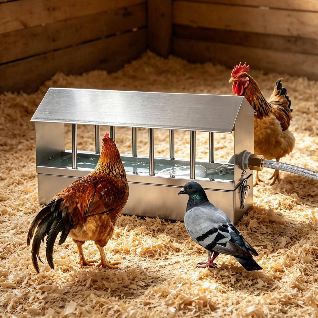 Stainless Steel Automatic Chicken Waterer with Float Valve G432245
