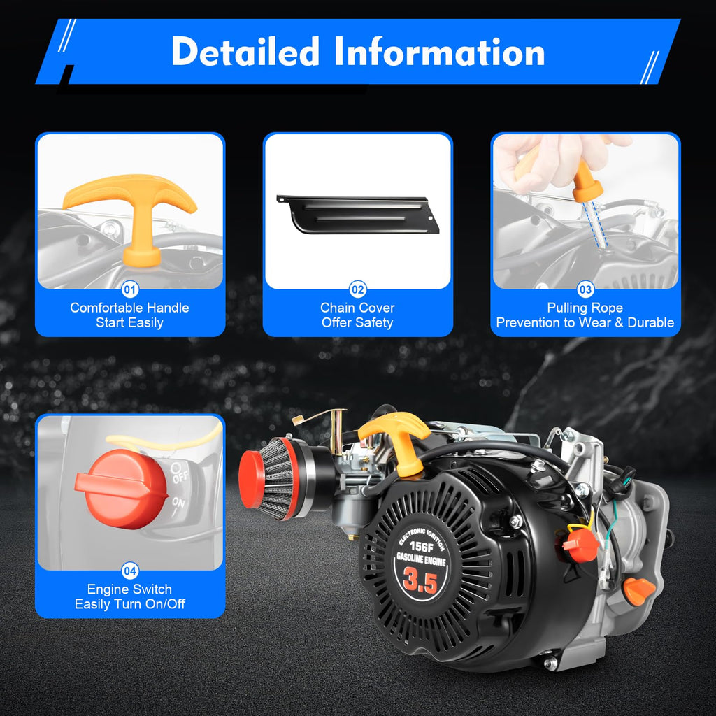 2-Stroke Air-Cooling Bicycle Engine Kit D465