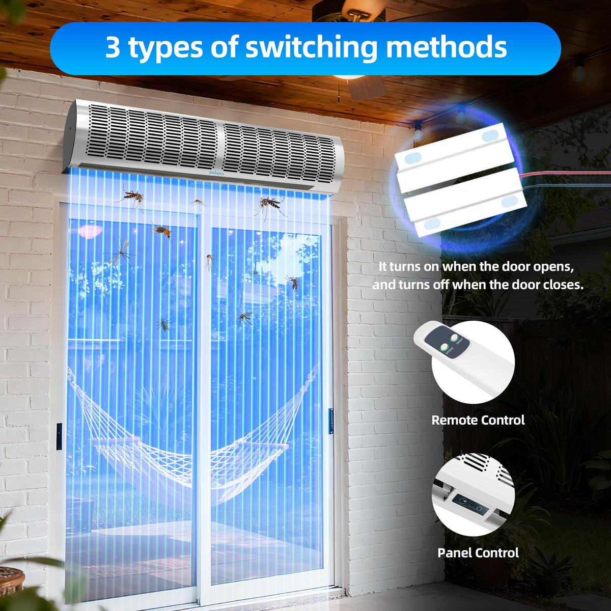 36'' Stainless Steel Wall-Mounted 2-Speed Air Curtain K179112