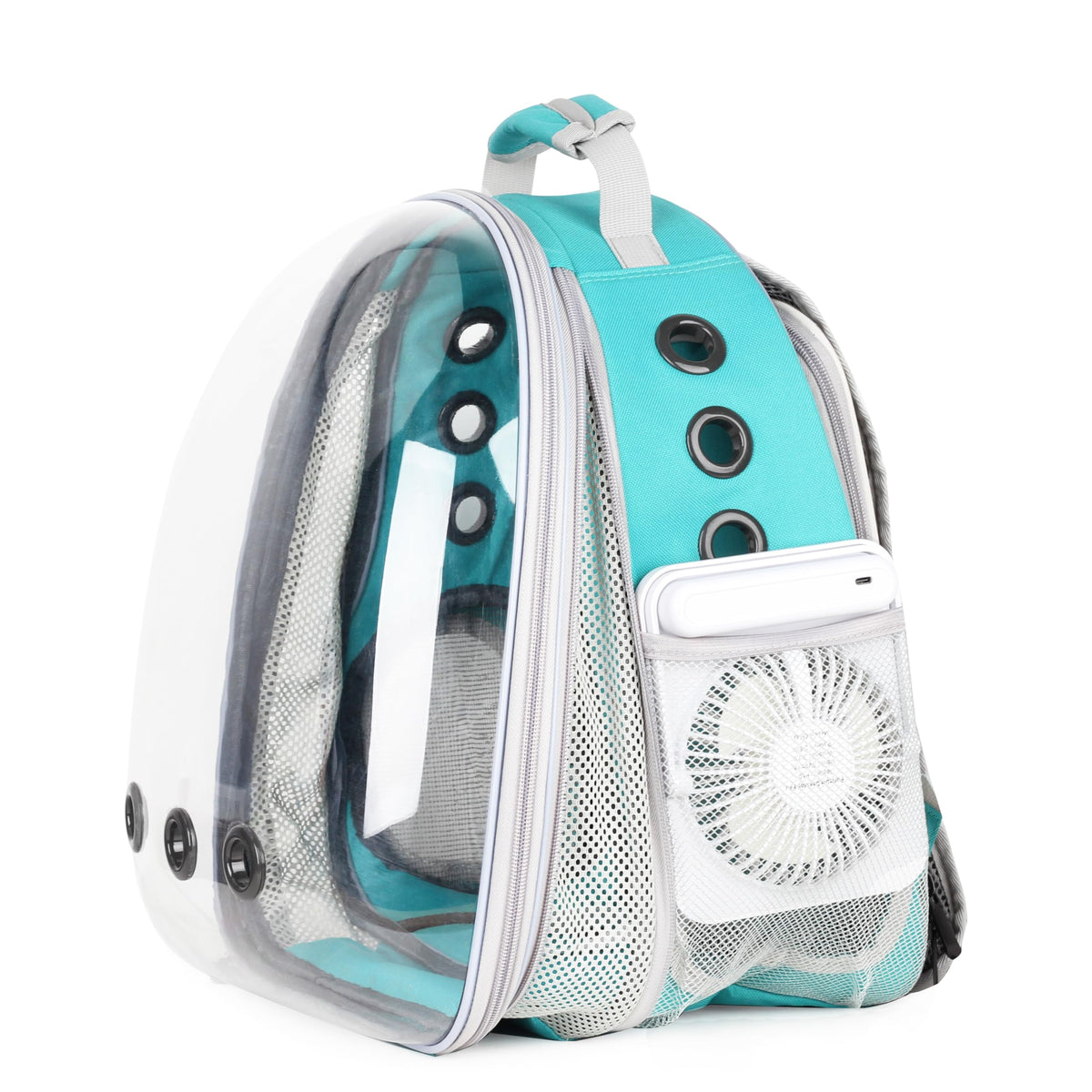 Expandable Cat Backpack with Mini Fan Q1649