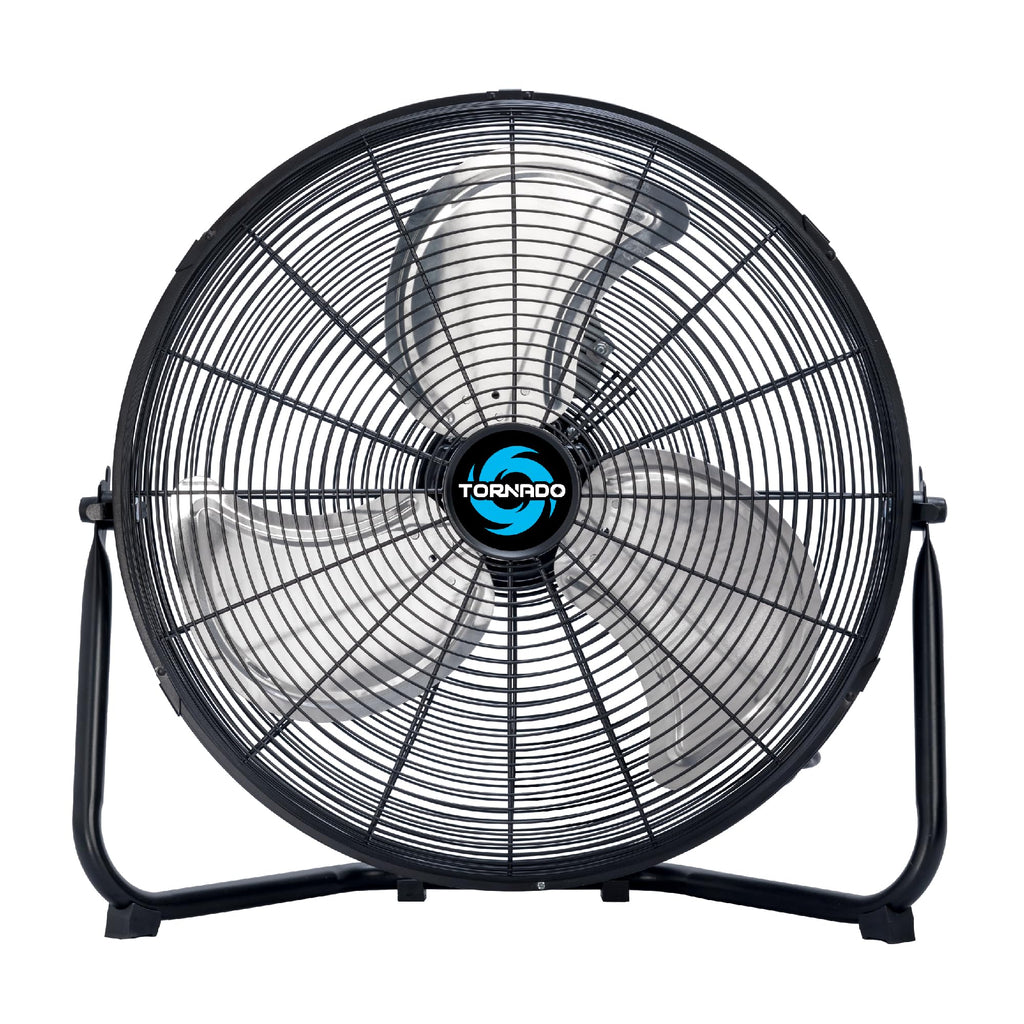 18" and 20" High Velocity Metal Floor Fans, 3-Speed U888