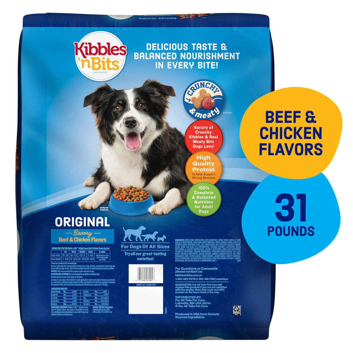 Dry Dog Food 31 Pound Bag H847503