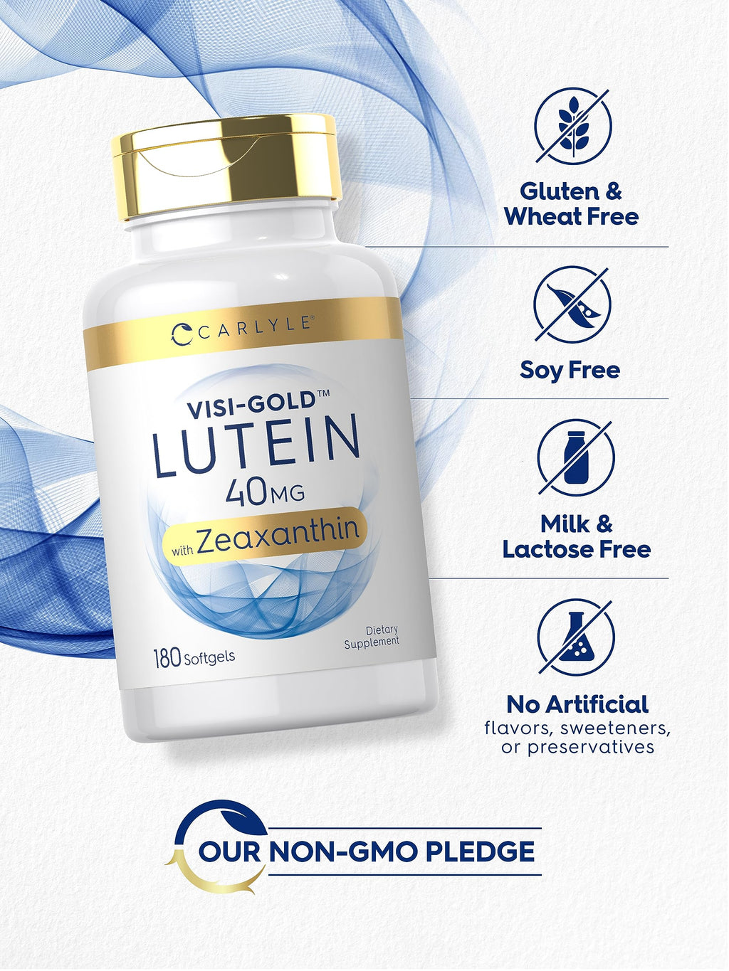 Lutein and Zeaxanthin 40mg 180 Softgels X840
