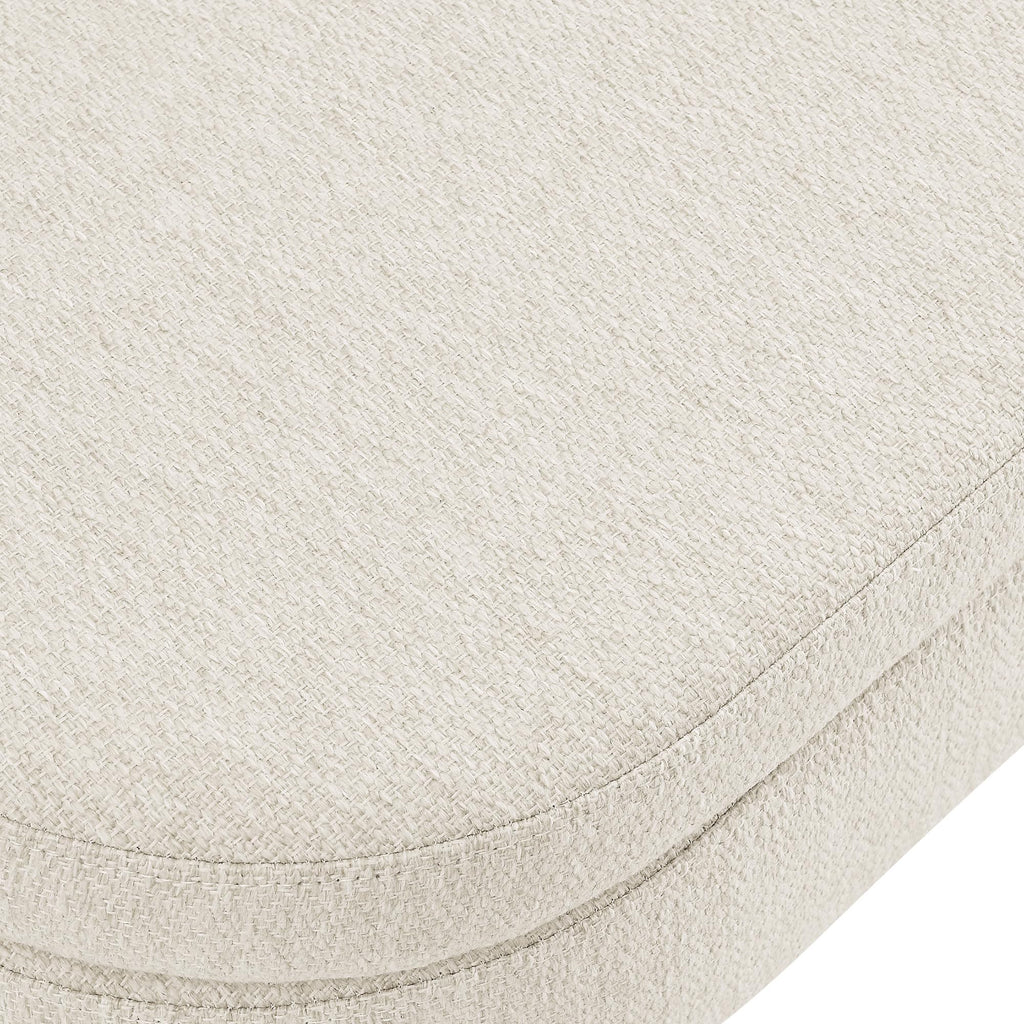 Oval Storage Bench with Rubber Wood Legs G882489