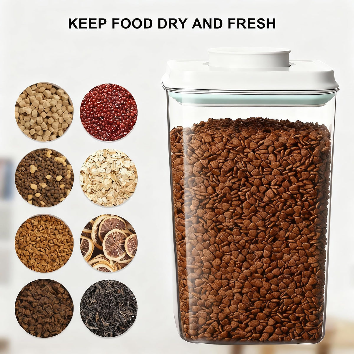 4L Airtight Dog Food Storage Container with Scoop N4156