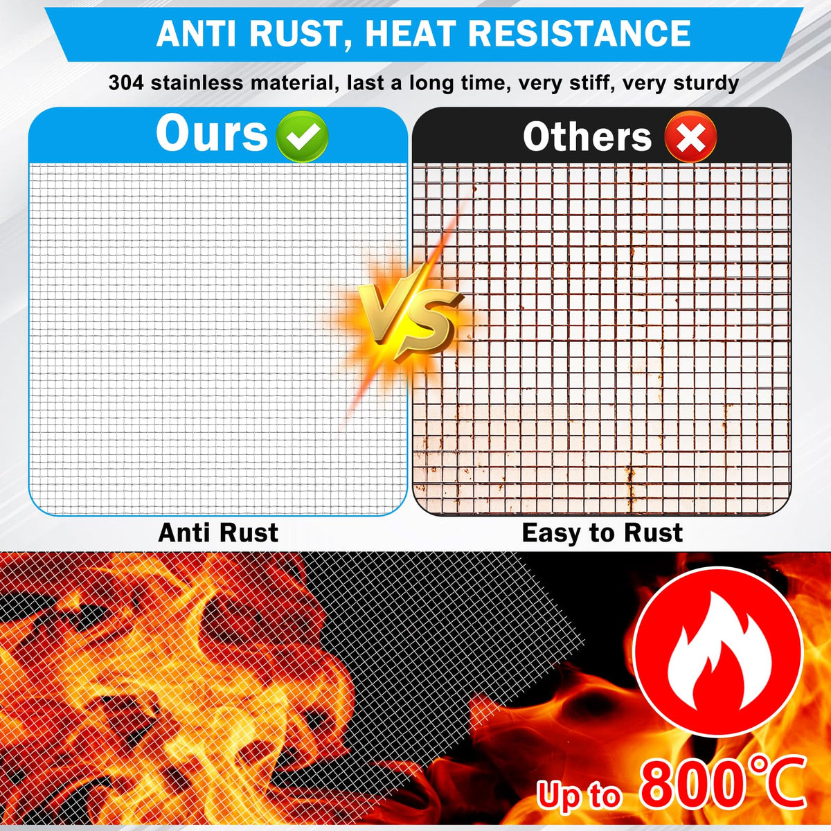 1 Piece Woven 304 Stainless Steel Mesh 20 Mesh C40361