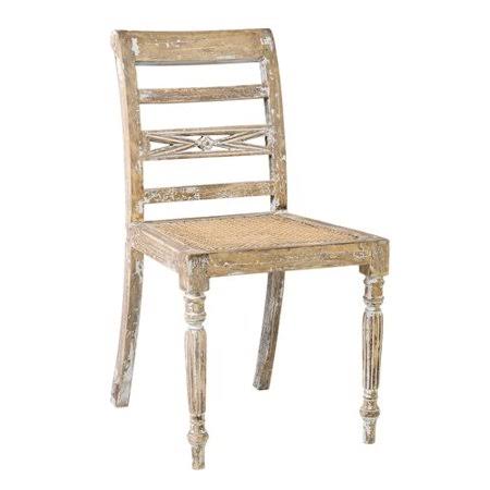 White Solid Wood Dining Chair X28850