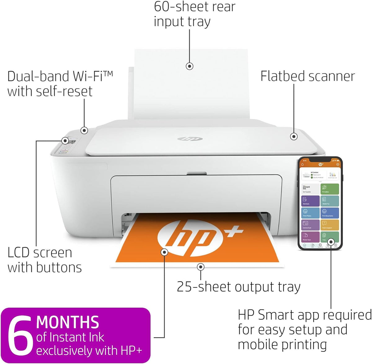 Wireless All-in-One Color Inkjet Printer D4848